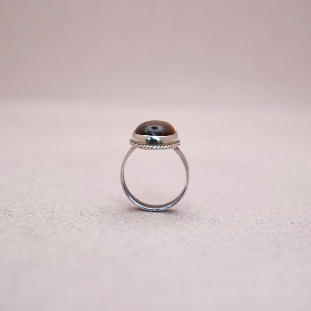 Oval Tiger Eye Ring