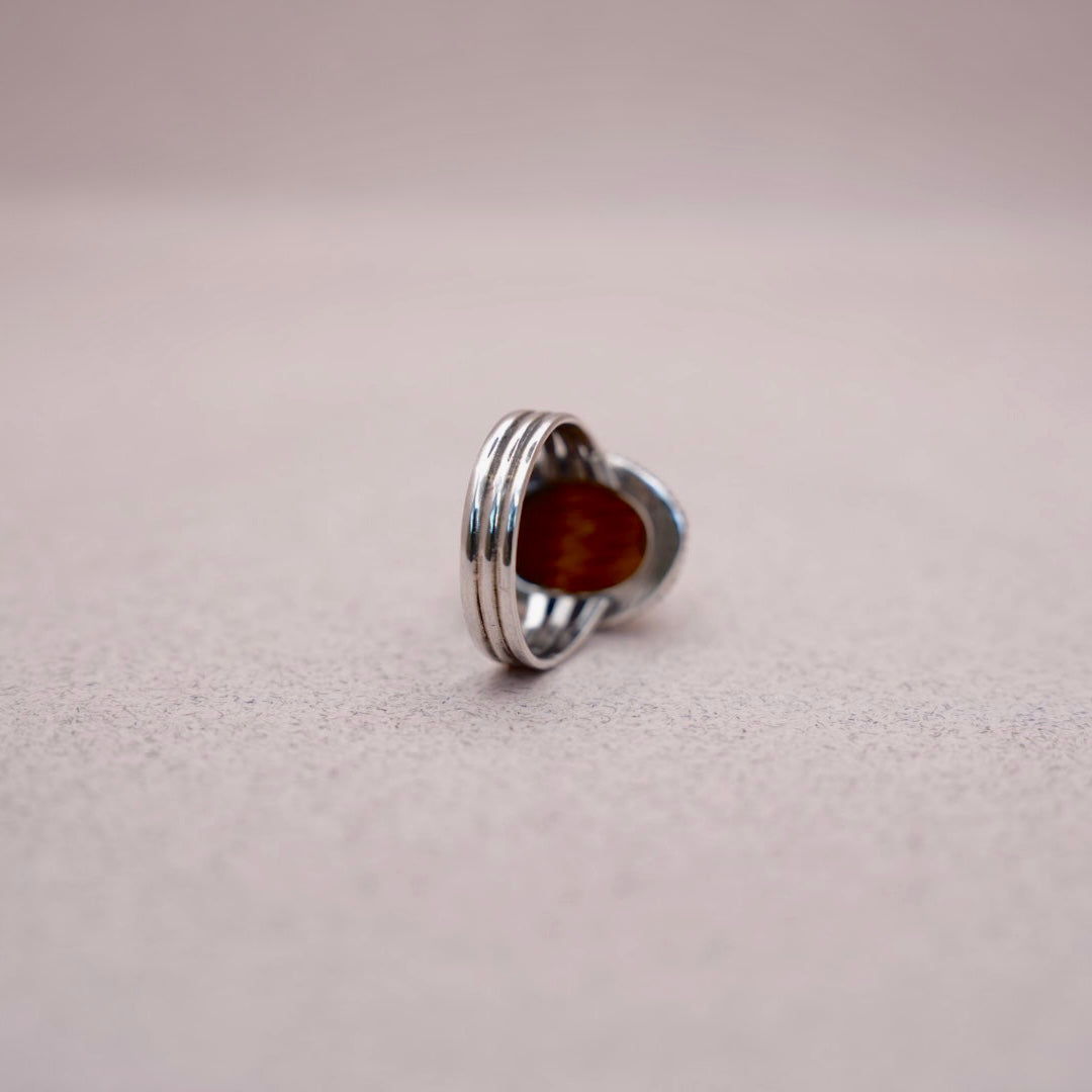 Oval Tiger Eye Ring