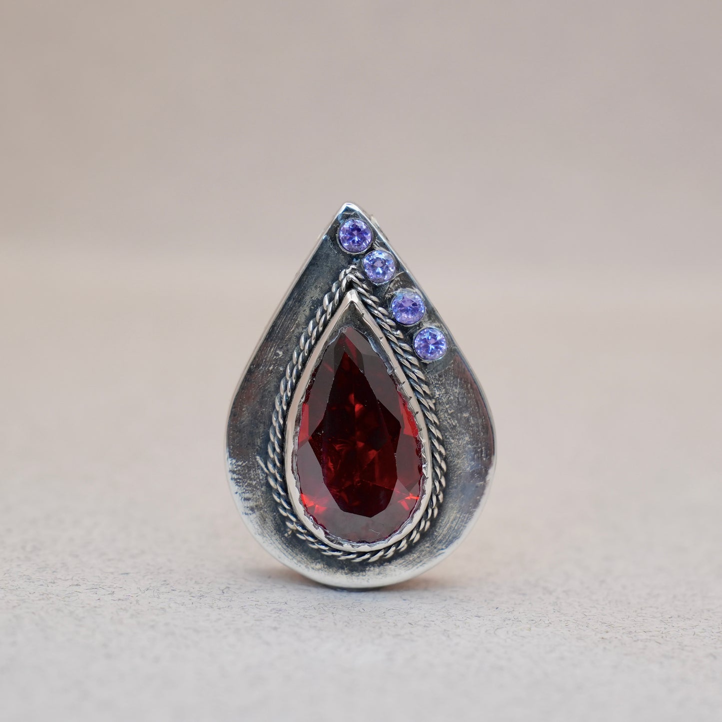 Garnet Gemstone Pendant