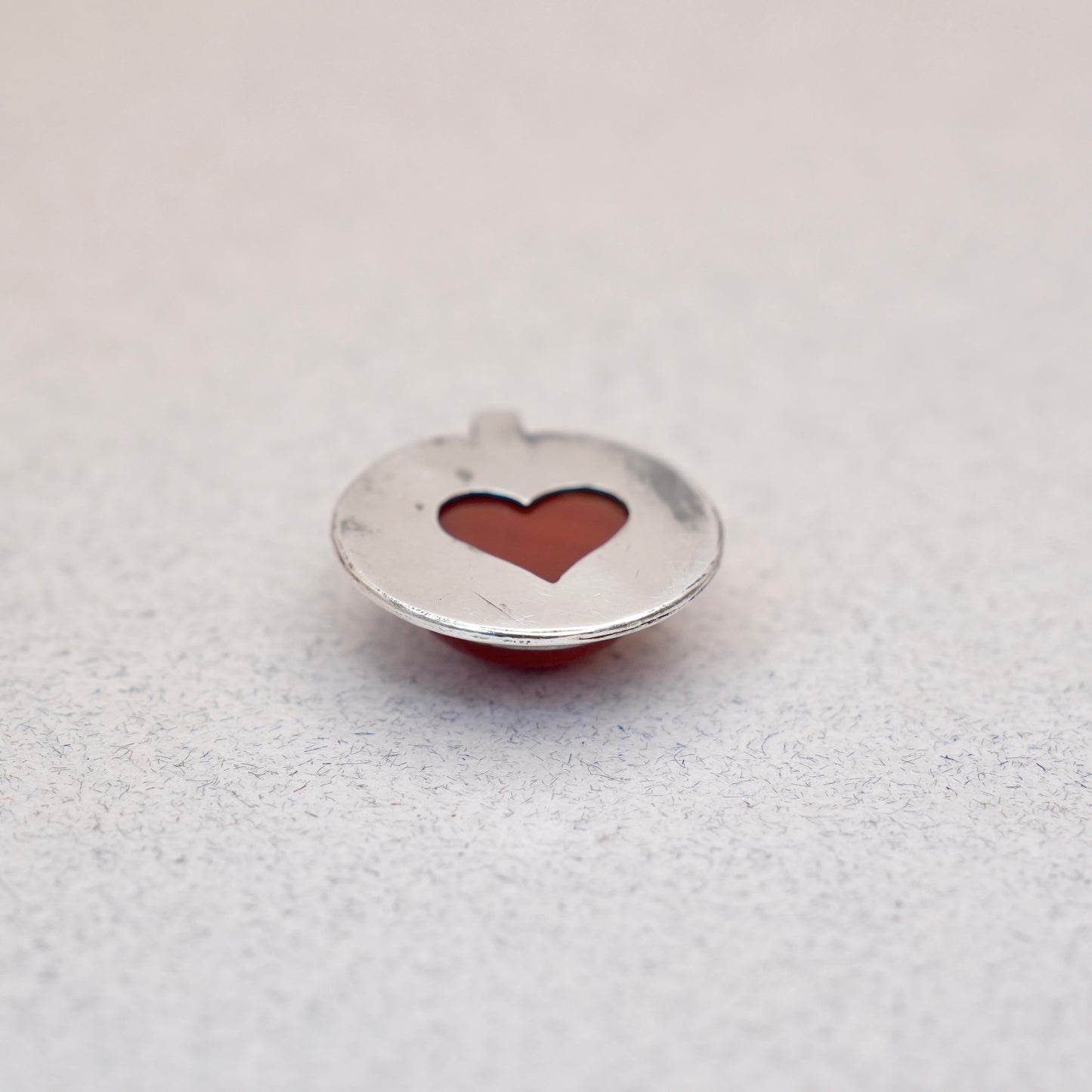Circle Carnelian Crystal Pendant