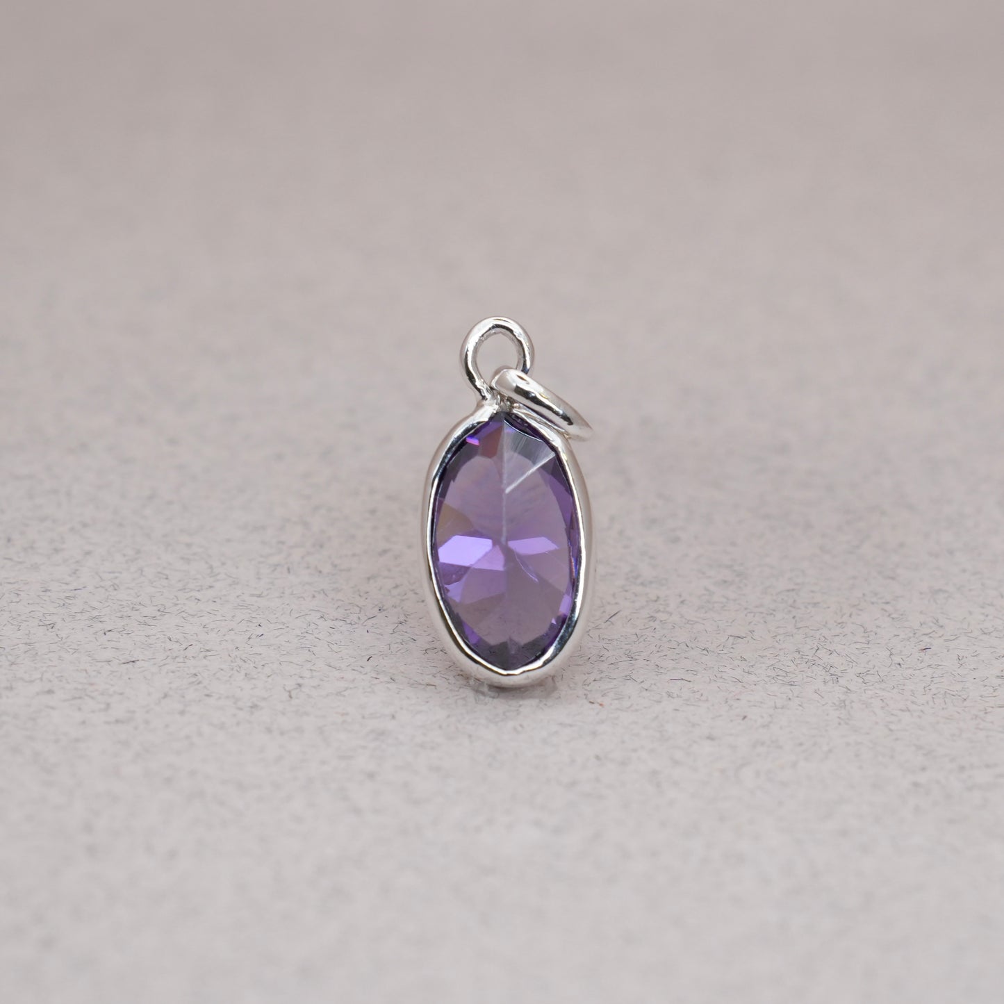 Oval Amethyst Gemstone Pendant