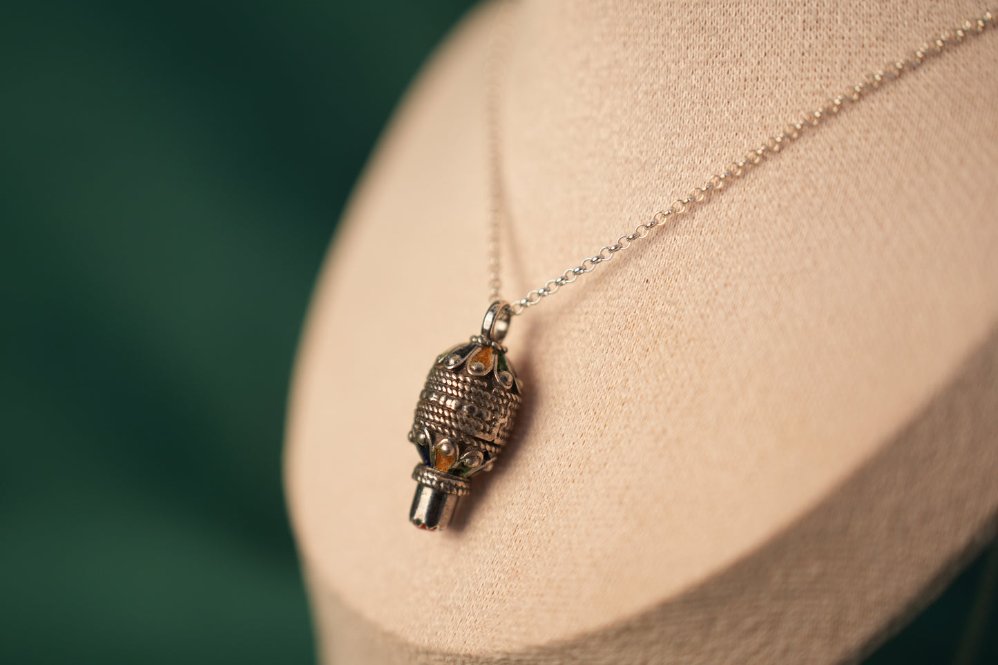 Traditional Amazigh Pendant with Colour