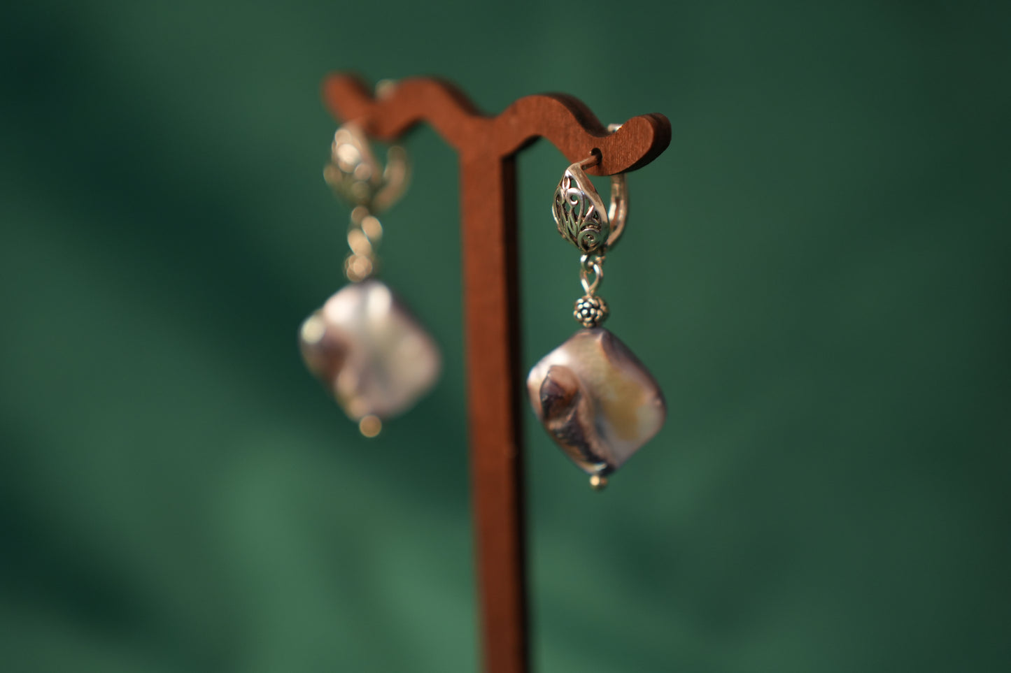 Sterling Silver Baroque Pearl set