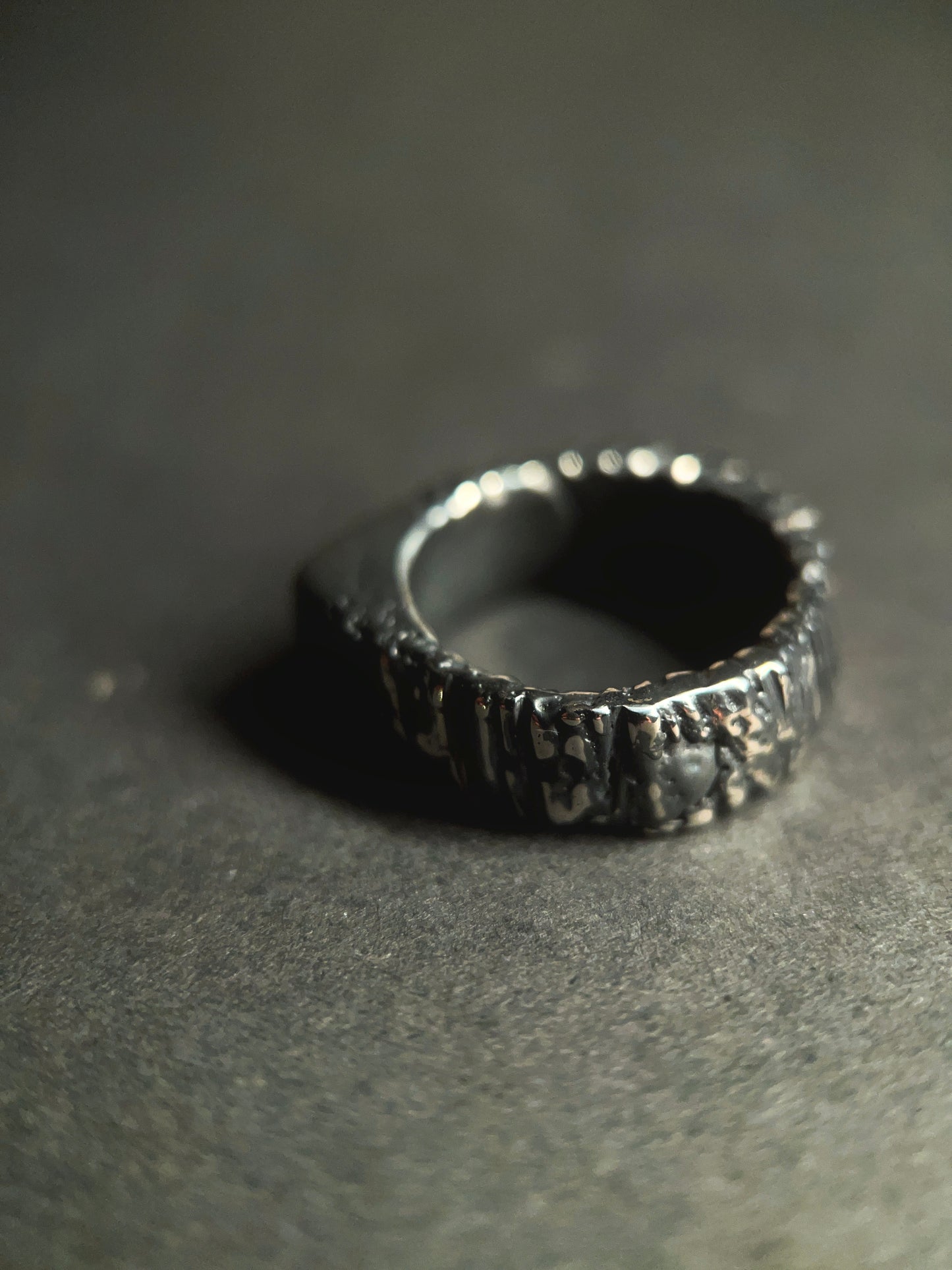 Gothic Sterling Silver chunky Ring