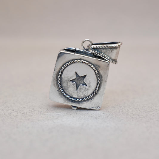 Sterling Silver Book Locket