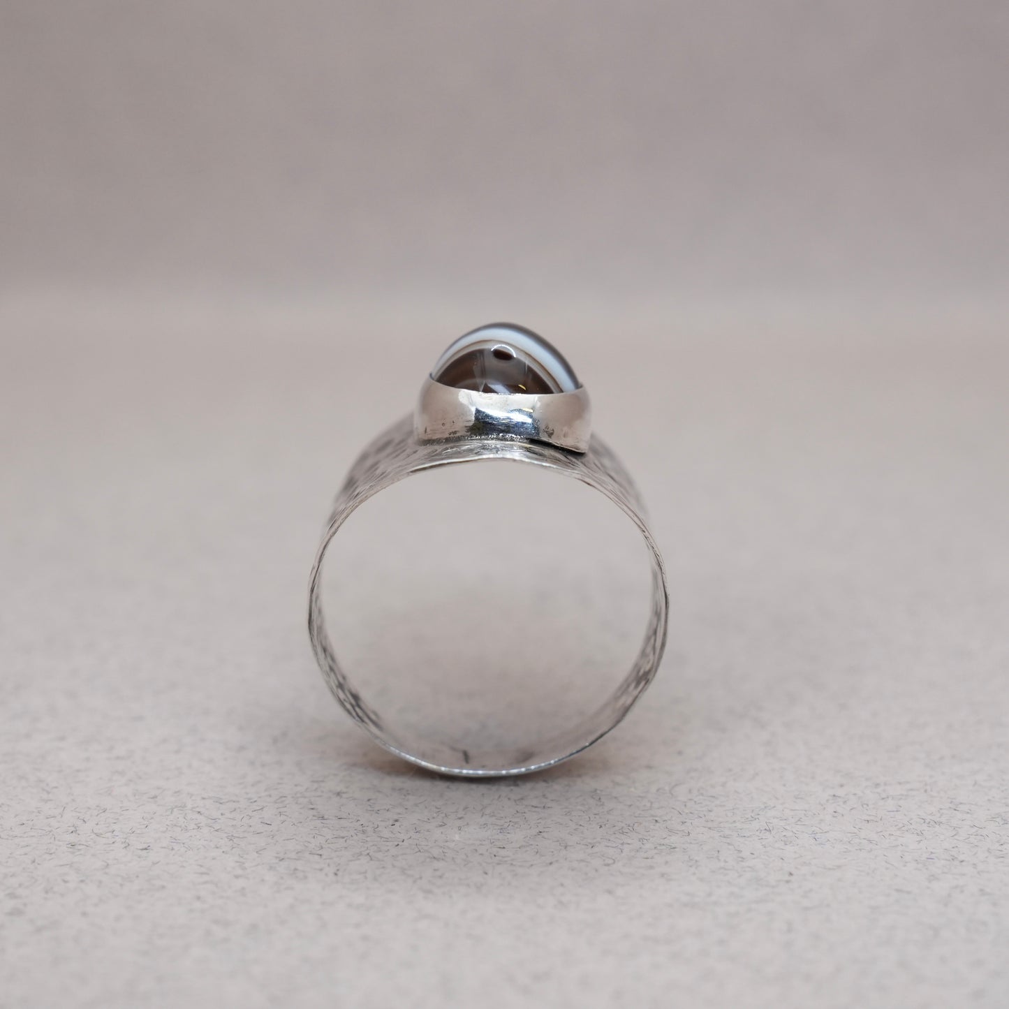 Handcrafted Oval Jasper Ethnic Ring made from Genuine 925 Sterling Silver