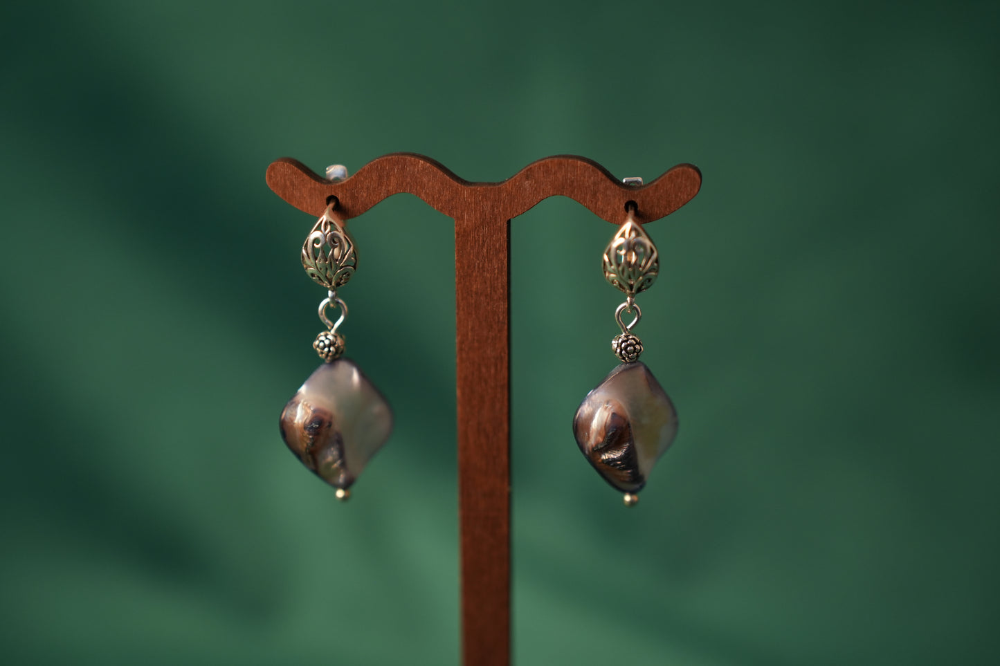 Sterling Silver Baroque Pearl set